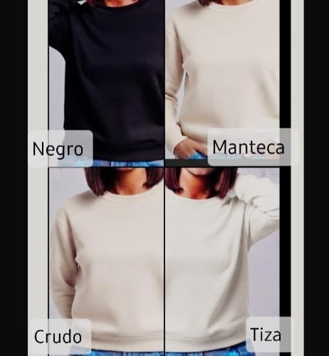 Buzo Crop de Algodon con Friza Invisible