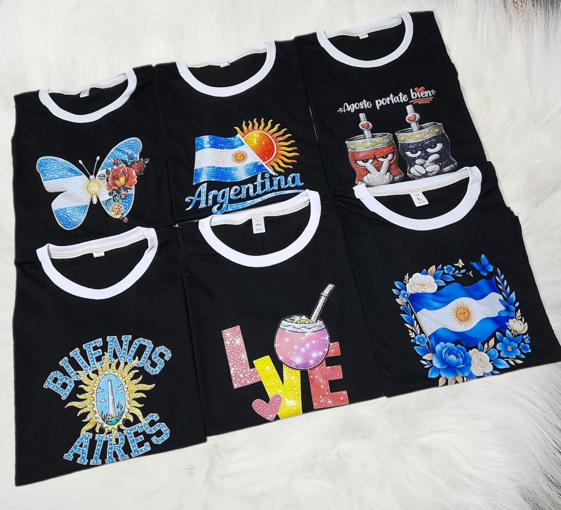 Remeras de Argentina ( Algodon 24.1) - Imagen 3