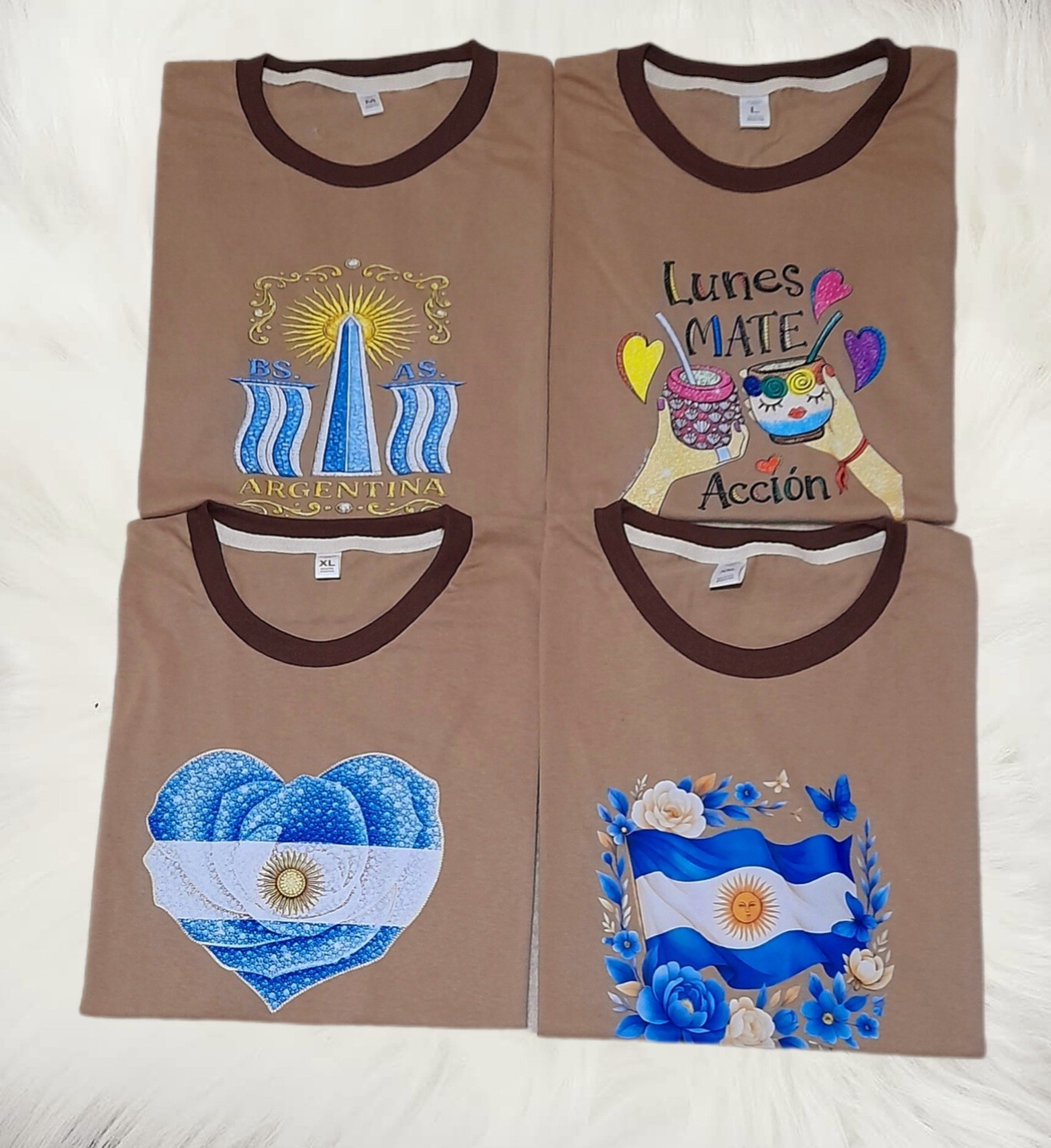 Remeras de Argentina ( Algodon 24.1) - Imagen 2