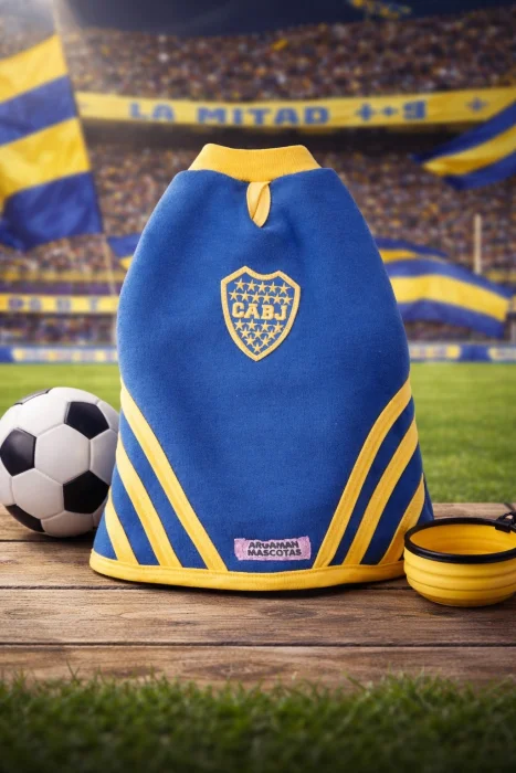 Buzo Polar Boca Juniors para Mascotas (ver Tabla de Talles y Precios)