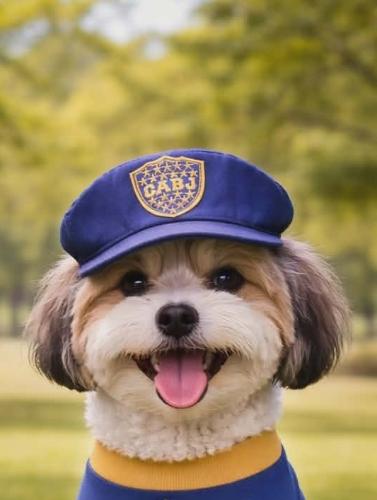 Gorra Boca Juniors para Mascotas - Miniatura 3