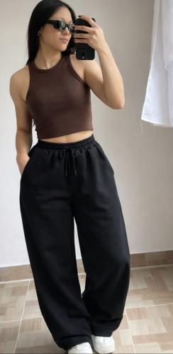 Pantalon Ancho Frisado - Miniatura 4