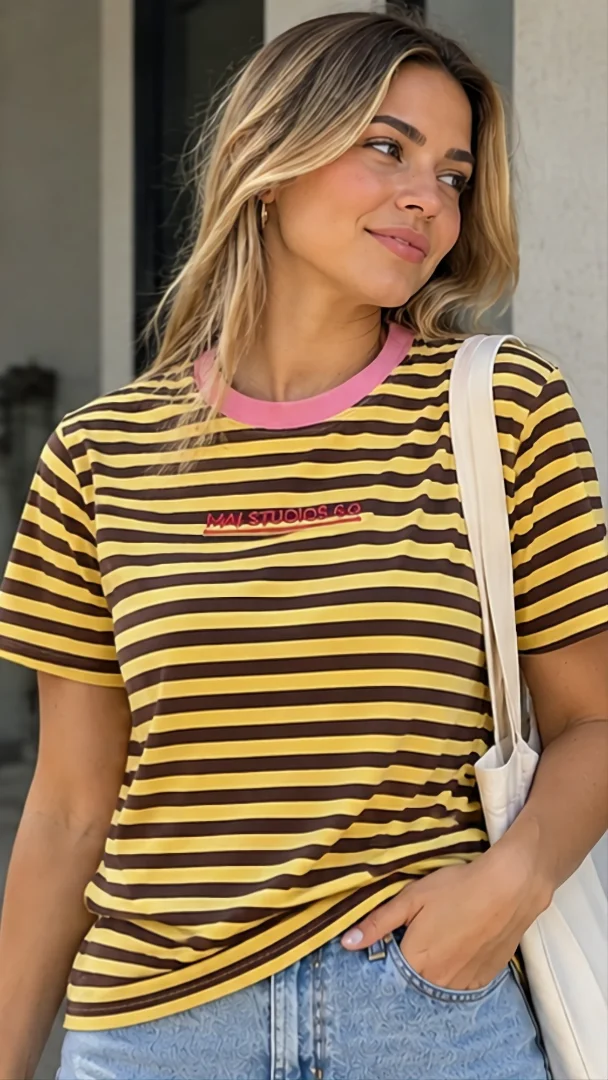 Remeras Rayadas Combinadas - Imagen 2