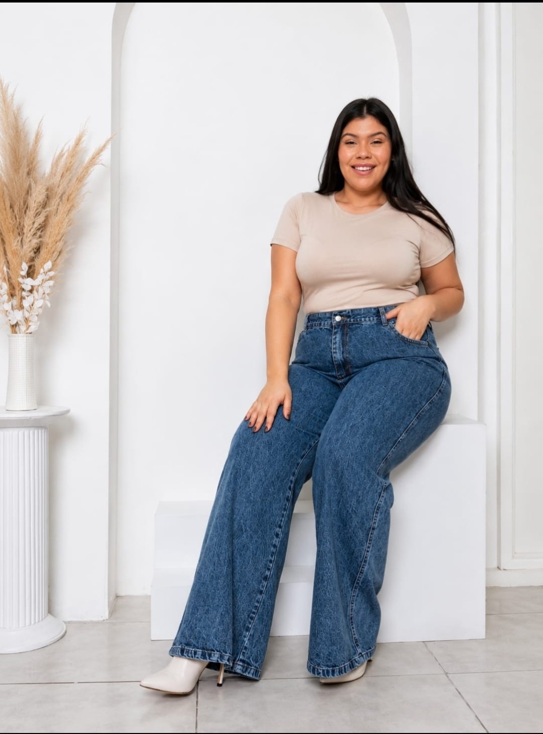 Jean Wide Leg Talles Especiales - Imagen 3