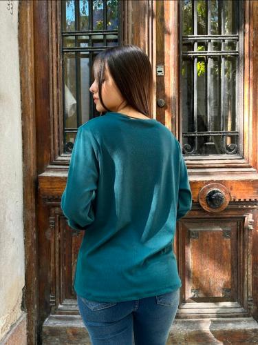 Remera Morley Cuello V "bianca" - Miniatura 2