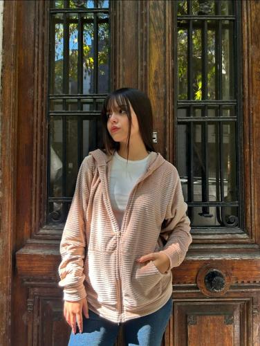 Campera Plush Wafle "alma"