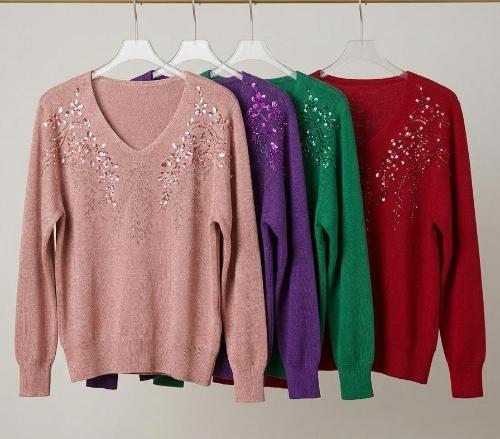 Sweater Importado de Hilo con Mostasillas - Miniatura 2