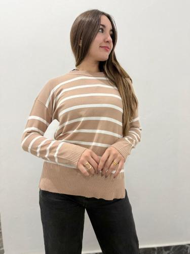 Sweater Bremer Largo Rayado
