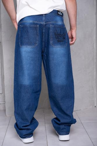 Baggy Azul Bordado