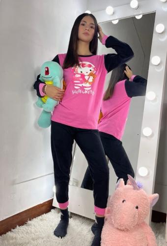 Pijamas de Algodón Peinado