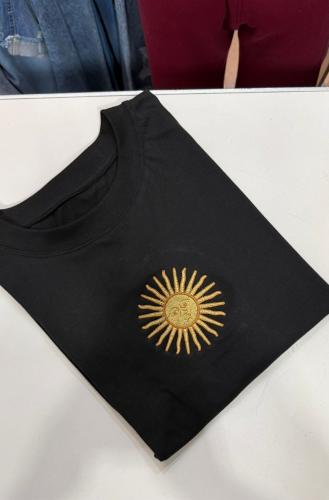 Remera Boxy Bordada