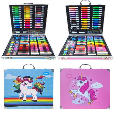 Valija Set Pintura 150pcs Metal Unicornio (kbk-150-2)
