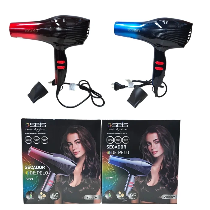 Secador Cabello Seis Profesional 2000w (sp29)