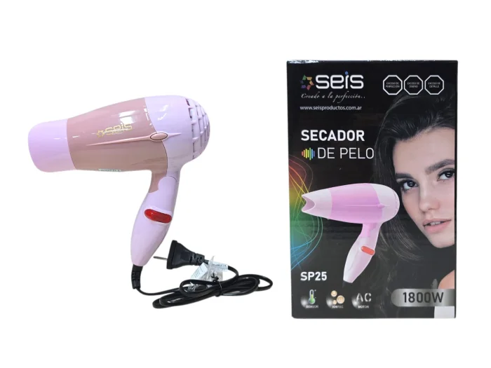 Secador de Pelo Seis 1800w (sp25)