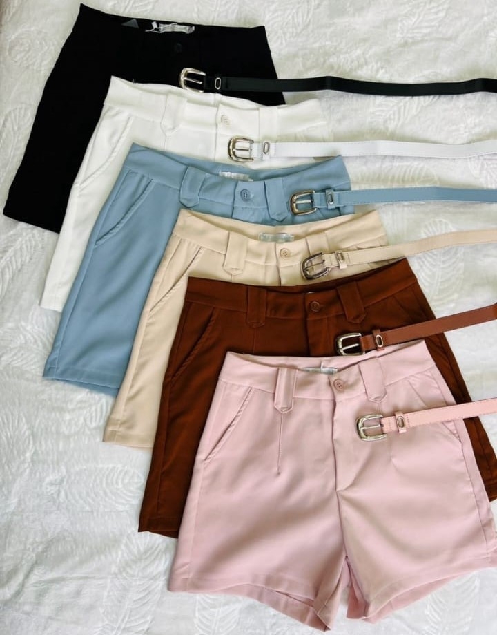 Short C/ Cinto Importado - Imagen 3