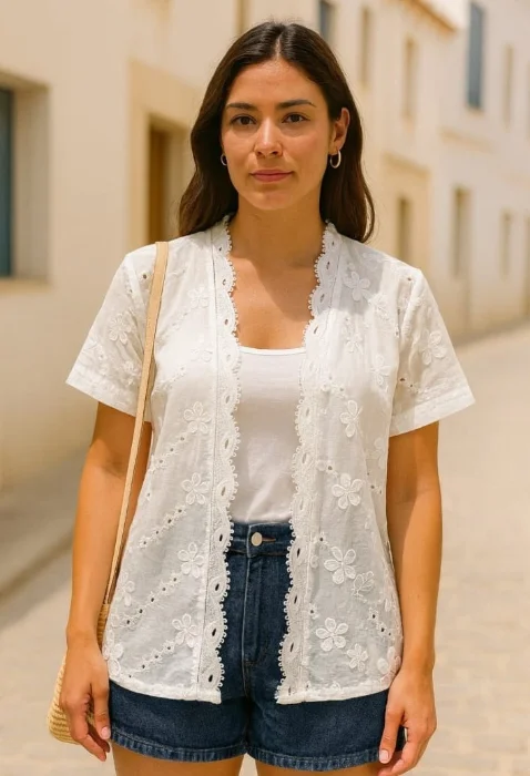 Camisa Bordada