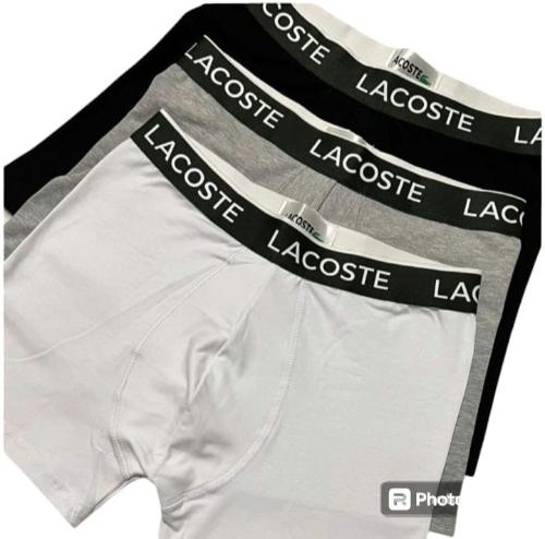 Bóxer Lacoste Algodón Peinado por Docena