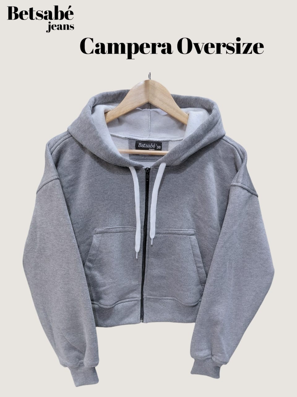 Campera Oversize Rustico Pesado - Imagen 3