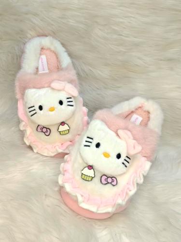Pantufla Kitty Abierta Importada 3d