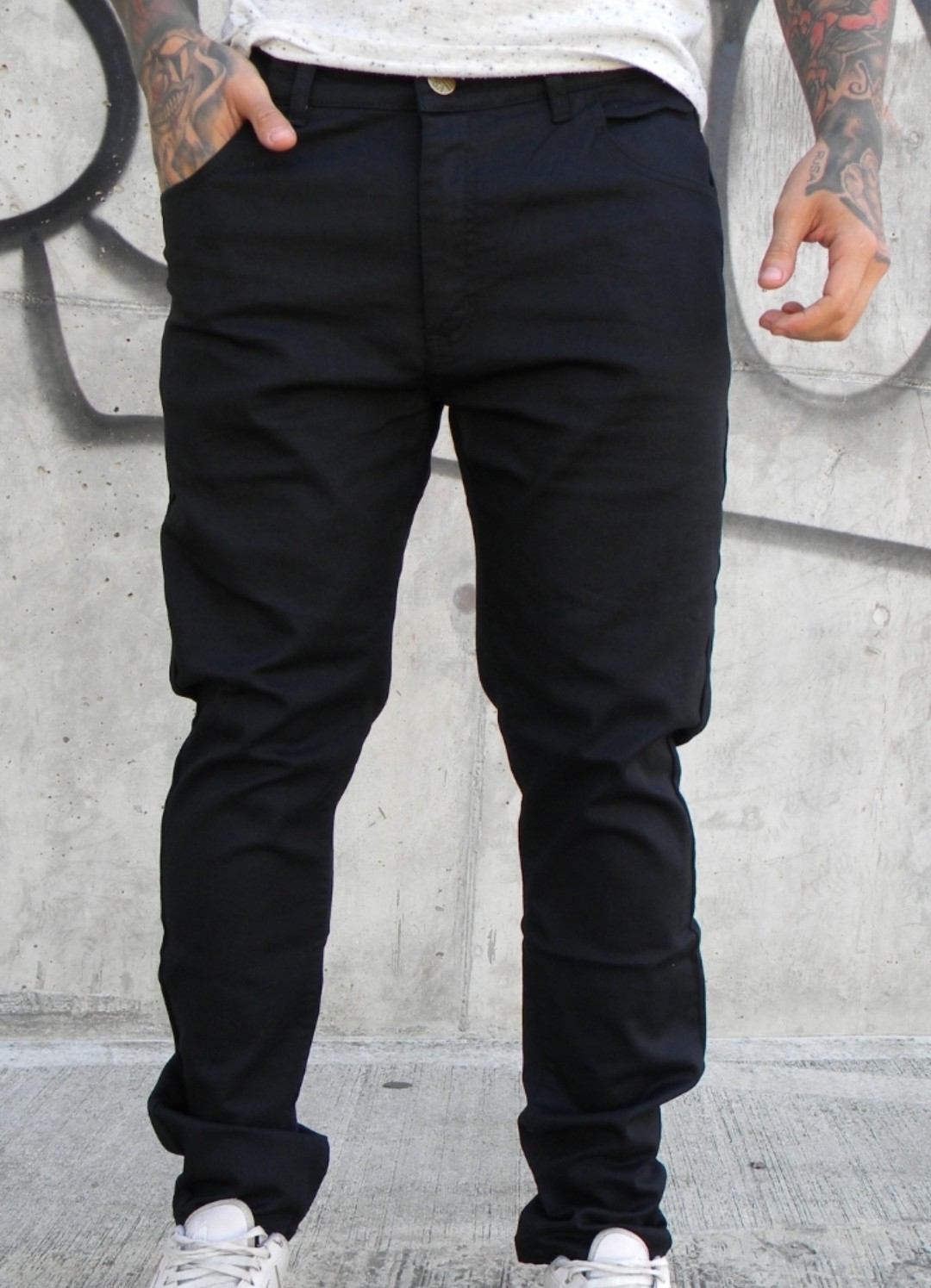 Pantalón Semi Recto/semi Chupin -jeans Elastizados - Imagen 1