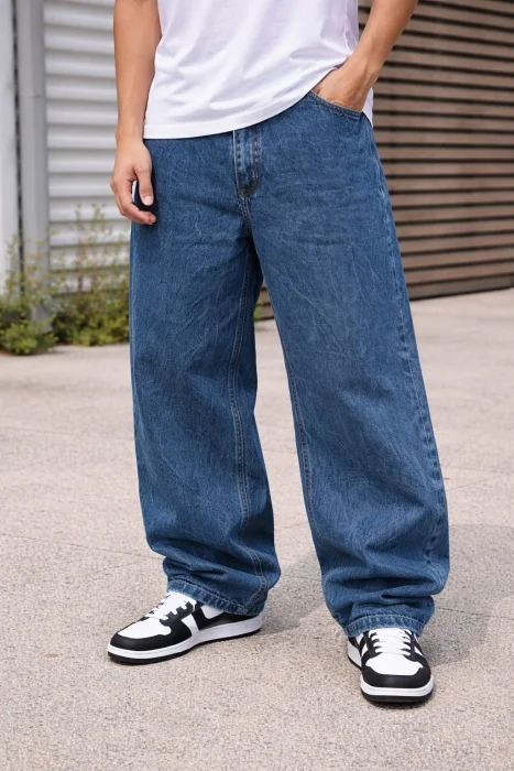 Jeans Baggy Azul Nevado