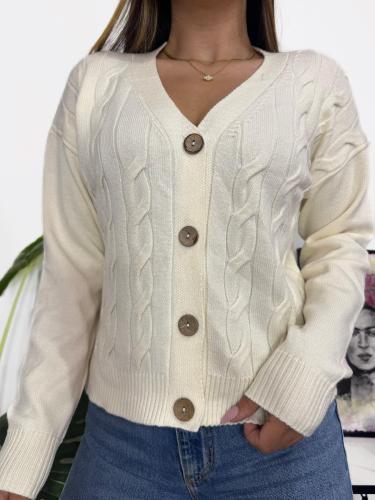 Cardigan Bremer Trenza
