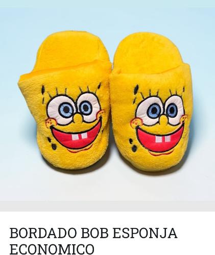Pantuflones Lisos Bordados y Sublimados - Miniatura 2