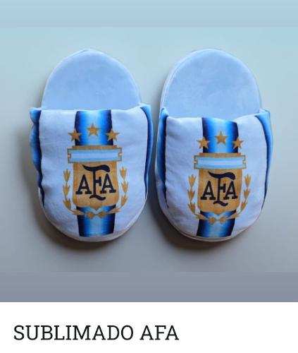 Pantuflones Lisos Bordados y Sublimados - Miniatura 8