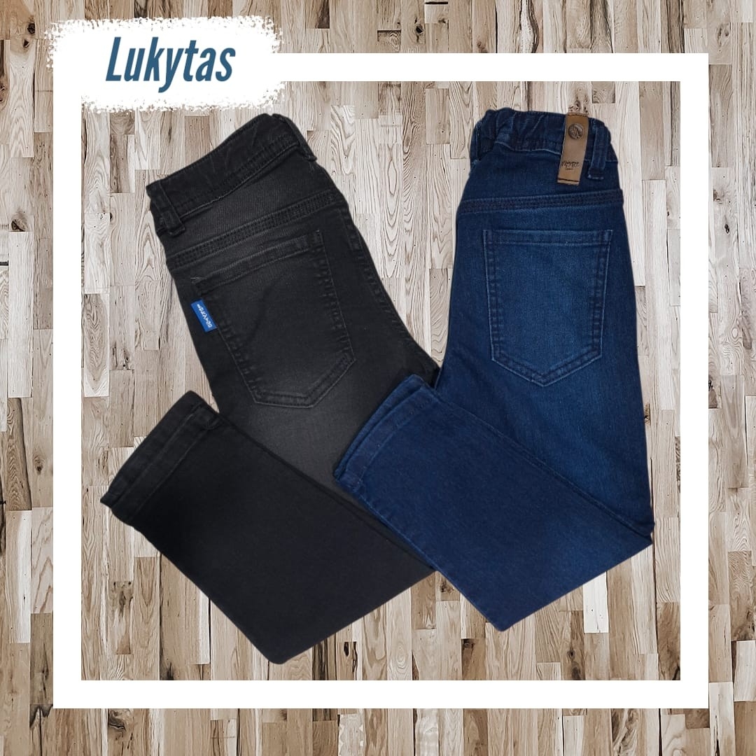 Pantalon Todo Elástico Recto Jeans - Imagen 2