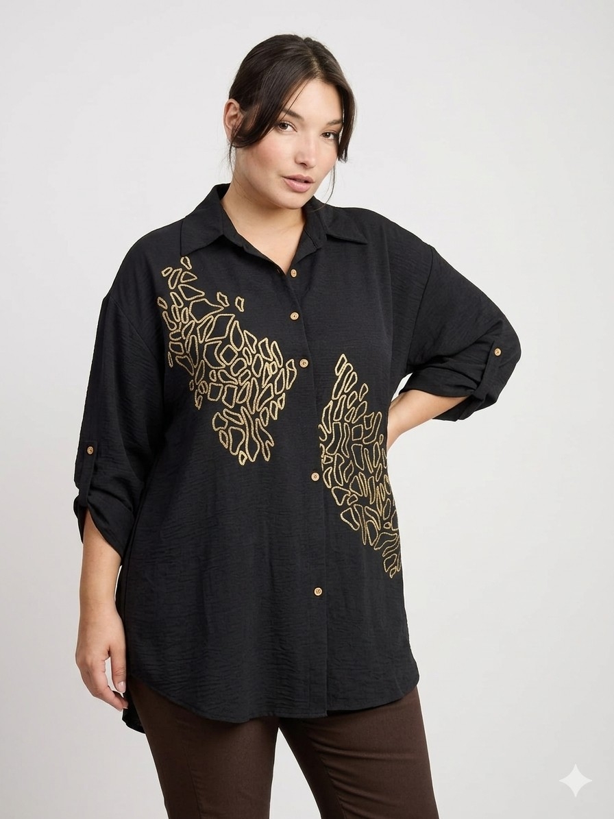 Camisa Maxi Estampada - Imagen 4