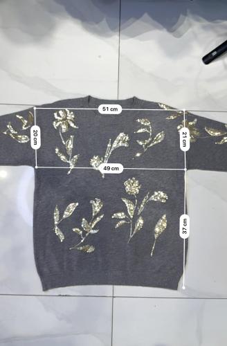 Sweater Hojas Dorada 3030 - Miniatura 2