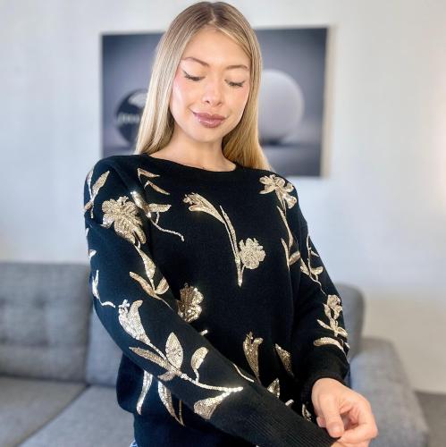 Sweater Hojas Dorada 3030 - Miniatura 6
