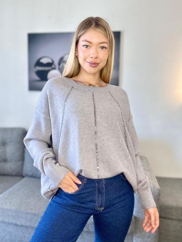 Sweater 3 Rayas Brillo 3123 - Miniatura 3