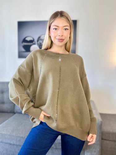 Sweater 3 Rayas Brillo 3123 - Miniatura 4
