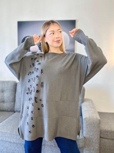 Sweater Print Brillo 3124