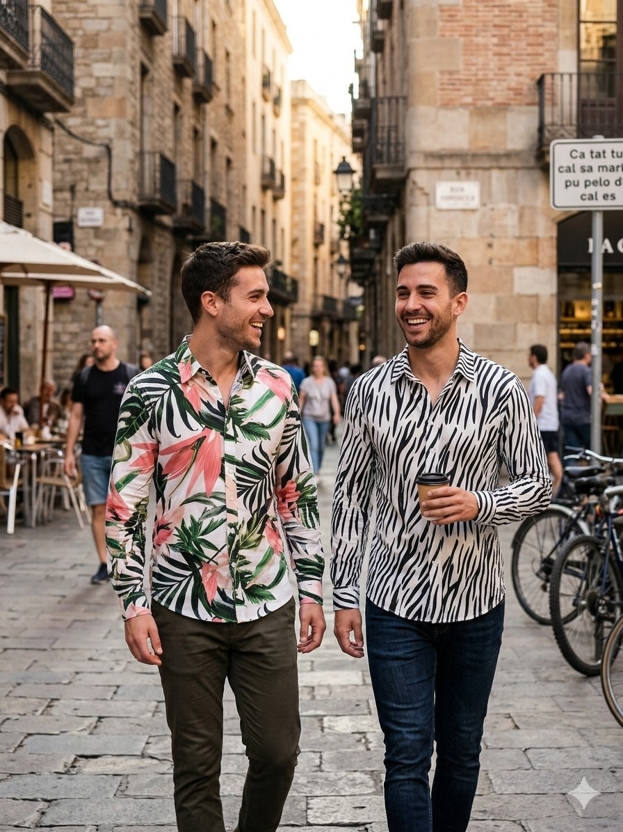 Camisas Estampados Fibrana Poplin - Imagen 3