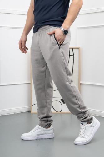 Pantalon de Friza Premium con Cierres Recto