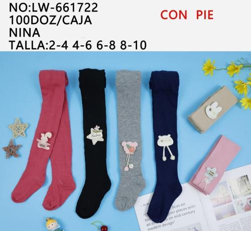 Panty Motley Nena con Aplique