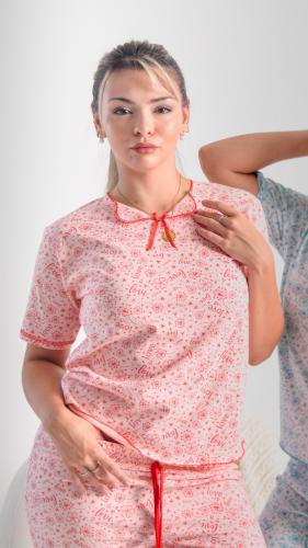 Pijama de Dama Manga Corta - Miniatura 2