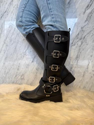 Botas Larga con Hebillas - Miniatura 2