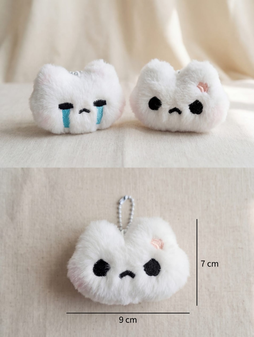 Llavero Peluche Conejo Importado - Imagen 1