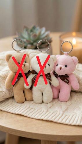 Llavero Peluche Oso Kawaii Japones