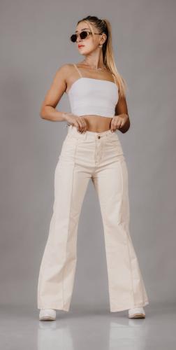 Jeans Naturales con  Line en Medio Tiro Medio - Miniatura 3