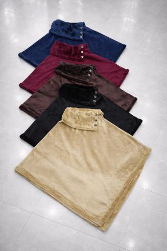 Ponchos de Plus con Piel