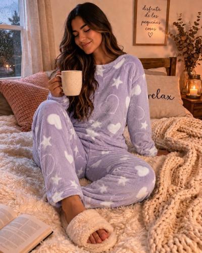Pijama Polar Soft Estampado