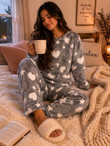 Pijama Polar Soft Estampado