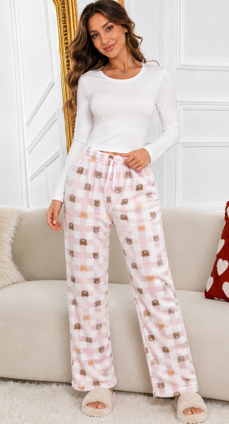 Pantalones de Polar Soft Lisos - Imagen 2