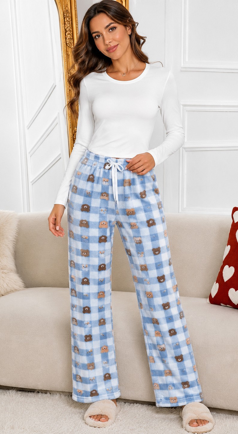 Pantalones de Polar Soft Lisos - Imagen 3