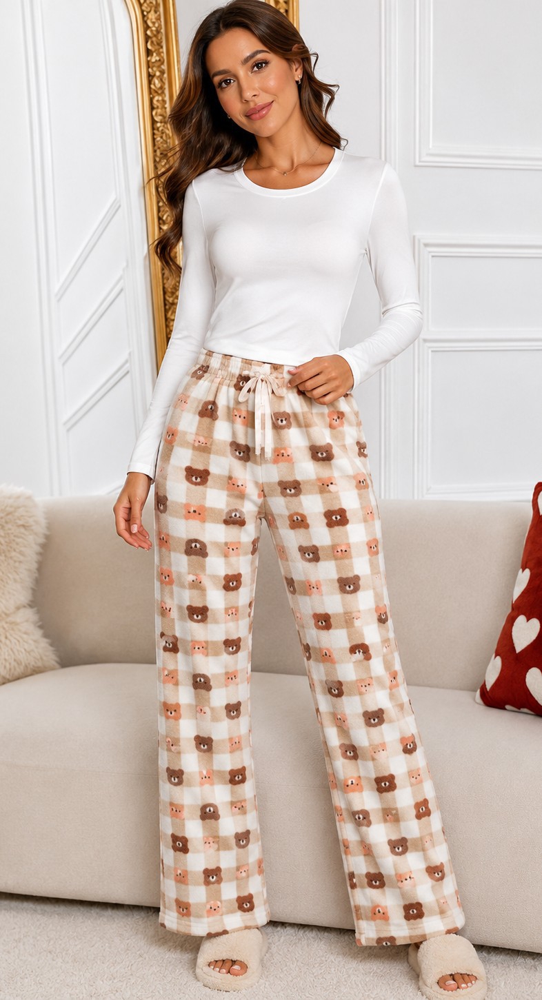 Pantalones de Polar Soft Lisos - Imagen 4