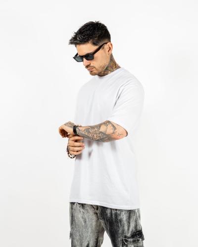 Remera Oversize Liso Blanco